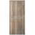 Doornite CPL-Deluxe laminátové interiérové dvere PLNÉ, Dub Halifax Tabakový ostrá hrana