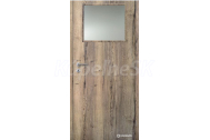 Doornite CPL-Deluxe laminátové interiérové dvere 1/3 SKLO, Dub Halifax Tabakový