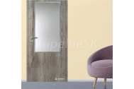 Doornite CPL-Deluxe laminátové interiérové dvere 2/3 SKLO, Dub Halifax
