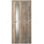 Doornite CPL-Deluxe laminátové interiérové dvere VERTIKA SKLO, Dub Halifax Tabakový