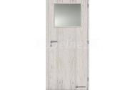 Doornite Fóliované (kašír) 1/3 SKLO Dub Elegant interiérové dvere