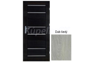 ImperioDoor set interiérové rámové dvere MIRA.10, Sklo, 3DTopDekor Dub Šedý+Zárubňa