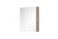 Mereo Aira, kúpeľňová galerka 60 cm, zrkadlová skrinka, dub Kronberg CN715GD