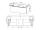 Mereo Mailo, kúpeľňová skrinka s umývadlom z liateho mramoru 101 cm, antracit, chróm madlo
