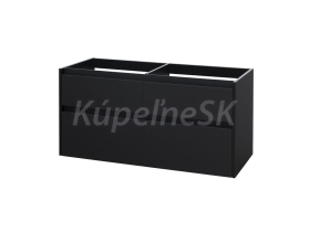 Mereo Opto, kúpeľňová skrinka 121 cm, čierna