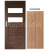 ImperioDoor set interiérové rámové dvere BRYTANIA.5, Sklo, CPL Dub Modern+Zárubňa