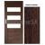 ImperioDoor set interiérové rámové dvere BRYTANIA.4, Sklo, CPL Wenge Modern+Zárubňa