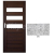 ImperioDoor set interiérové rámové dvere ALFA 6, Sklo, 3DTopDekor Loft+Zárubňa