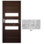 ImperioDoor set interiérové rámové dvere ALFA 7, Sklo, 3DTopDekor Loft+Zárubňa