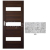 ImperioDoor set interiérové rámové dvere ALFA 8, Sklo, 3DTopDekor Loft+Zárubňa