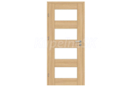 VOSTER set VICAR 10 rámové dvere presklené, CPL Dub Pieskový a Zárubňa