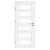 VOSTER set ZITRON 10 rámové dvere presklené, V-Platinium Bianco +Zárubňa