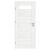 VOSTER set ZITRON 60 rámové dvere presklené, V-Platinium Bianco +Zárubňa