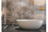 Aquatek DEMI voľne stojaca vaňa tvrdený liaty kameň 172x75x55cm biela+akcia sifón