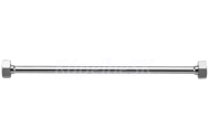 Sapho Pevná pripojovacia rúrka FxF 1/2'x1/2', 60 cm, chróm