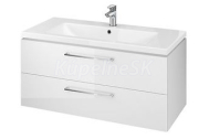 Cersanit SET 809 LARA Skrinka 100x46x45aCOMO 100 umývadlo v dem. Biela lesk S801-191-DSM S