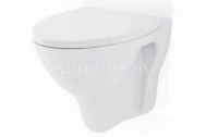Cersanit TS501-009 MITO RED WC závesné 35,5x52cm a WC sedátko duroplast, Biela