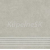 Cersanit ARES LIGHT GREY STEPTREAD 29,8X29,8 glaz.gr-Schodovka matný mraz. OD708-033, R10B