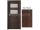 PORTA Doors SET Rámové dvere VERTE PREMIUM A.2 skloMat,3Dfólia Dub Havana+zárubeň