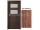 PORTA Doors SET Rámové dvere VERTE PREMIUM A.2 skloMat, 3Dfólia Dub Kalifornia+zárubeň