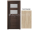 PORTA Doors SET Rámové dvere VERTE PREMIUM A.2 skloMat, 3Dfólia Dub Klasický+zárubeň