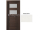 PORTA Doors SET Rámové dvere VERTE PREMIUM A.2 skloMat, 3Dfólia Wenge White+zárubeň
