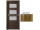 PORTA Doors SET Rámové dvere VERTE PREMIUM A.3 skloMat, 3Dfólia Agát Medový+zárubeň