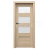 PORTA Doors SET Rámové dvere VERTE PREMIUM A.3 skloMat, 3Dfólia Buk Škandinávsky+zárubeň