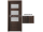 PORTA Doors SET Rámové dvere VERTE PREMIUM A.3 skloMat, 3Dfólia Dub Šarlátový+zárubeň