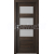 PORTA Doors SET Rámové dvere VERTE PREMIUM A.3 skloMat, 3Dfólia Dub Tmavý+zárubeň