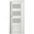 PORTA Doors SET Rámové dvere VERTE PREMIUM A.3 skloMat, 3Dfólia Wenge White+zárubeň