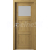 PORTA Doors SET Rámové dvere VERTE PREMIUM B.1 skloMat, 3Dfólia Dub Prírodný+zárubeň