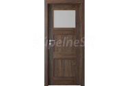 PORTA Doors SET Rámové dvere VERTE PREMIUM B.1 skloMat, 3Dfólia Dub Šarlátový+zárubeň