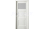 PORTA Doors SET Rámové dvere VERTE PREMIUM B.1 skloMat, 3Dfólia Wenge White+zárubeň