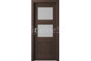 PORTA Doors SET Rámové dvere VERTE PREMIUM B.2 skloMat, 3Dfólia Dub Havana+zárubeň