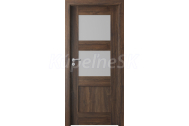 PORTA Doors SET Rámové dvere VERTE PREMIUM B.2 skloMat, 3Dfólia Dub Šarlátový+zárubeň
