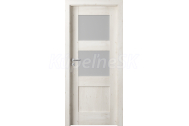 PORTA Doors SET Rámové dvere VERTE PREMIUM B.2 skloMat, 3Dfólia Dub Škandinávsky+zárubeň