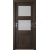 PORTA Doors SET Rámové dvere VERTE PREMIUM B.2 skloMat, 3Dfólia Dub Tmavý+zárubeň