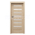 PORTA Doors SET Rámové dvere VERTE PREMIUM D.7 skloMat, 3Dfólia Buk Škandinávsky+zárubeň