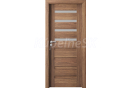 PORTA Doors SET Rámové dvere VERTE PREMIUM D.4 skloMat, 3Dfólia Dub Kalifornia+zárubeň