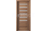 PORTA Doors SET Rámové dvere VERTE PREMIUM D.6 skloMat, 3Dfólia Dub Kalifornia+zárubeň