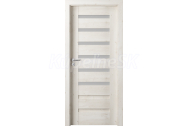 PORTA Doors SET Rámové dvere VERTE PREMIUM D.6 skloMat, 3Dfólia Dub Škandinávsky+zárubeň