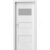 PORTA Doors SET Rámové dvere KONCEPT K1, sklo Matné, Premium fólia Biela + zárubňa