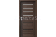 PORTA Doors SET Rámové dvere KONCEPT A4, sklo Matné, 3D fólia Dub Havana + zárubňa