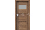 PORTA Doors SET Rámové dvere KONCEPT K1, sklo Matné, 3D fólia Dub Kalifornia + zárubňa