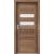PORTA Doors SET Rámové dvere KONCEPT H2, sklo Matné, 3D fólia Dub Kalifornia + zárubňa