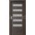 PORTA Doors SET Rámové dvere KONCEPT C5, sklo Matné, 3D fólia Dub Tmavý + zárubňa