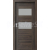 PORTA Doors SET Rámové dvere KONCEPT K2, sklo Matné, 3D fólia Dub Tmavý + zárubňa