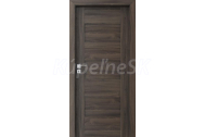 PORTA Doors SET Rámové dvere KONCEPT K0, plné, 3D fólia Dub Tmavý + zárubňa