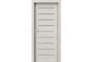 PORTA Doors SET Rámové dvere KONCEPT A4, sklo Matné, 3D fólia Borovica Nórska + zárubňa